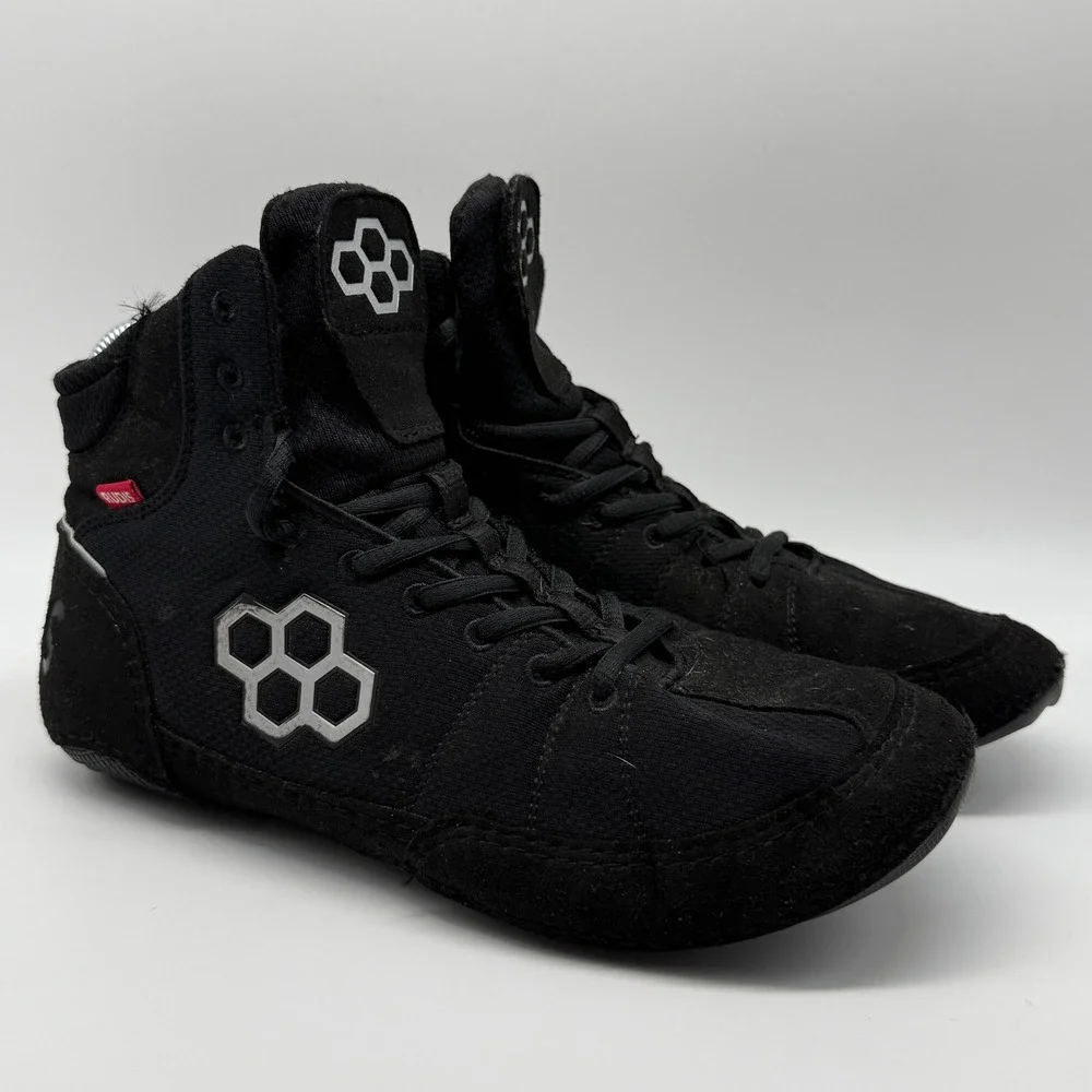 Rudis Colt Wrestling Shoes Mens 9 Blackout High Top Training Sneakers RUDNC1006